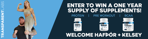 Hafþór Björnsson and Kelsey Henson new Transparent Labs Athlete Giveaway