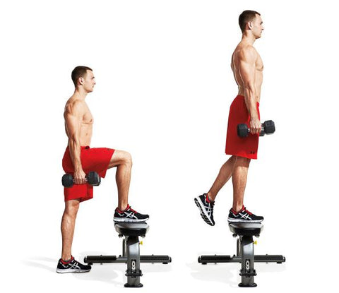 Dumbbell Step Ups