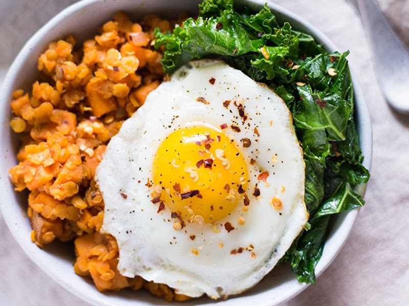 Sweet Potato and Lentil Hash