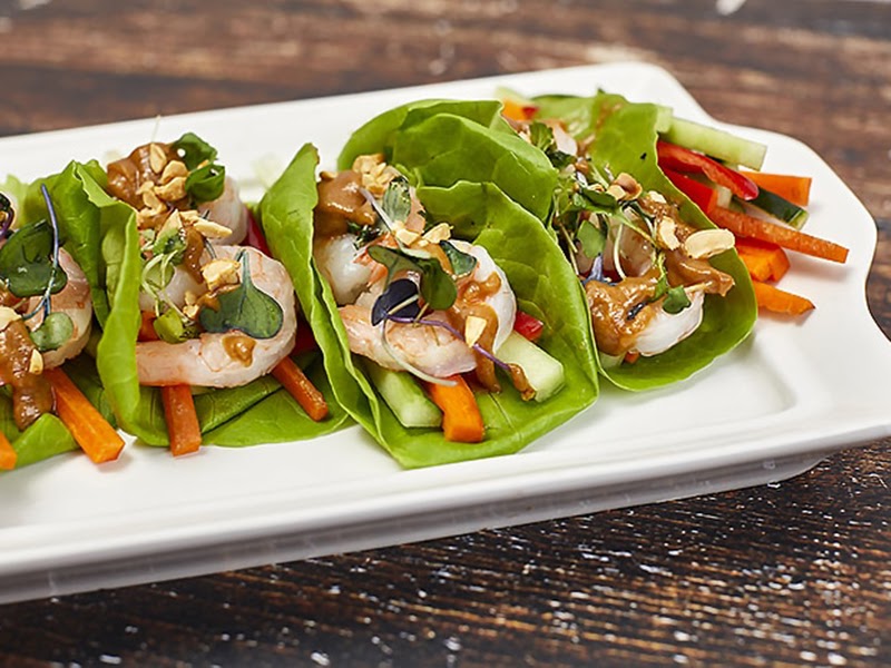 Thai-Style Chilled Shrimp Lettuce Cups