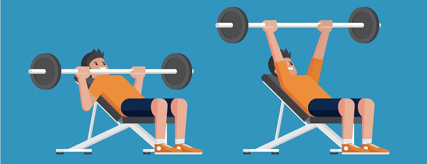 Incline bench press vs decline bench press vs flat bench press