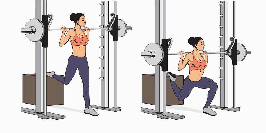 bulgarian split squat exercise